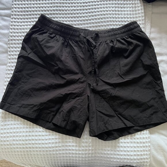 NWOT Zara Poplin Drawstring Shorts - Picture 2 of 7